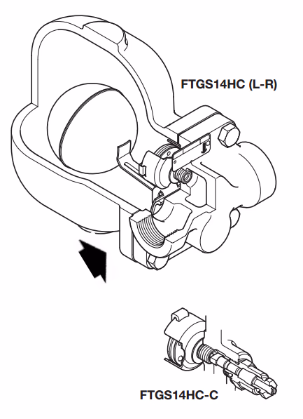 Spirax Sarco FTGS14HC Structure Drawing
